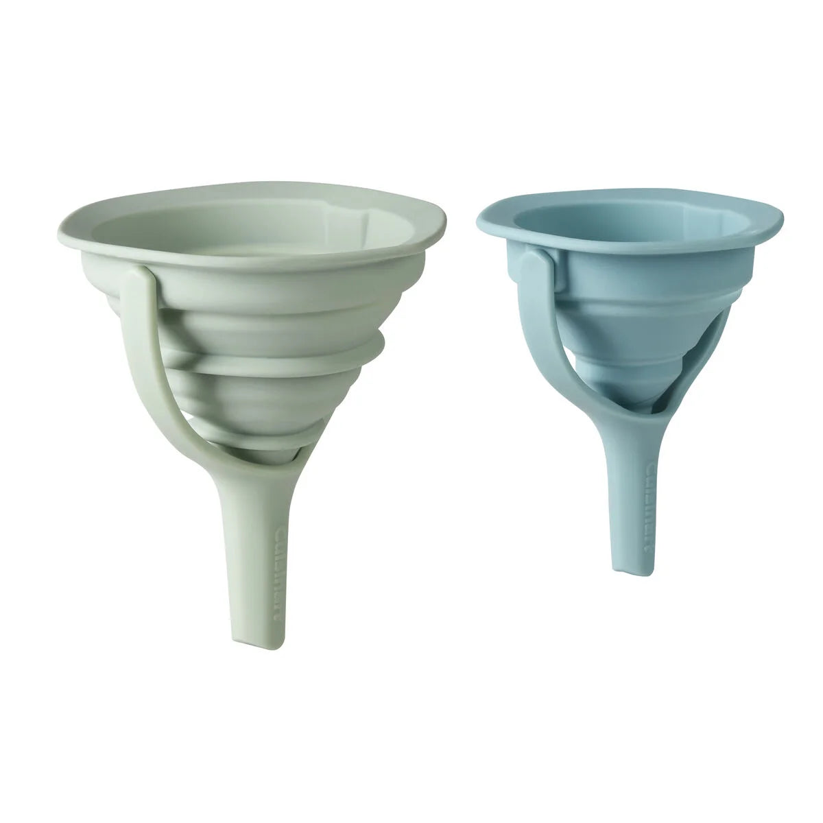 Set of 2 Collapsible Silicone Funnels