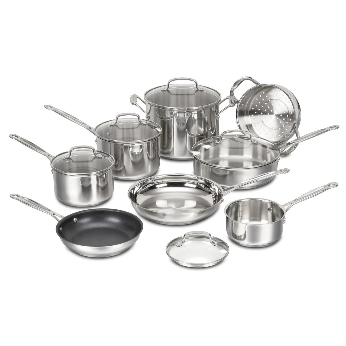 Chef's Classic™ Stainless Cookware 13-Piece Set
