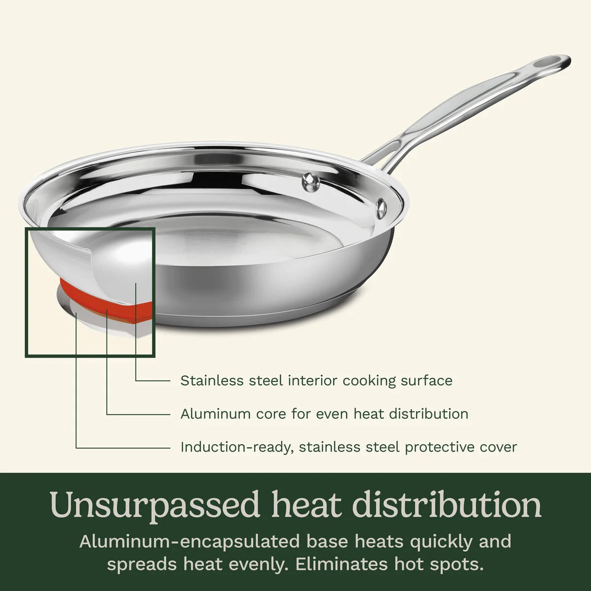 Chef's Classic™ Stainless 10'' Skillet
