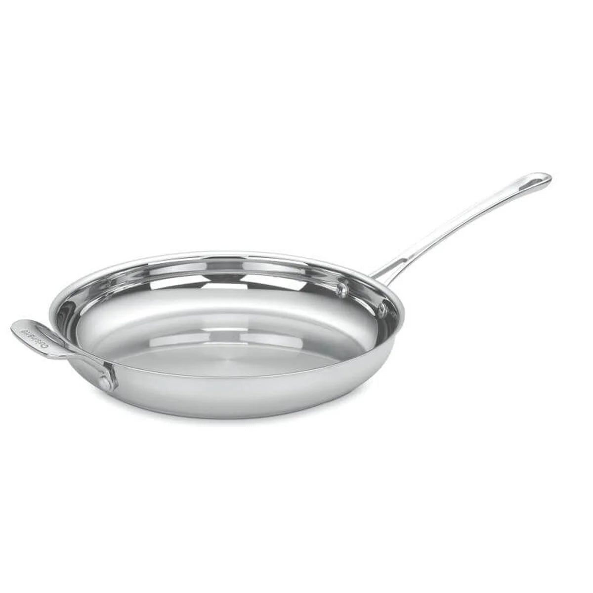 Contour® Stainless 12" Skillet with Helper Handle