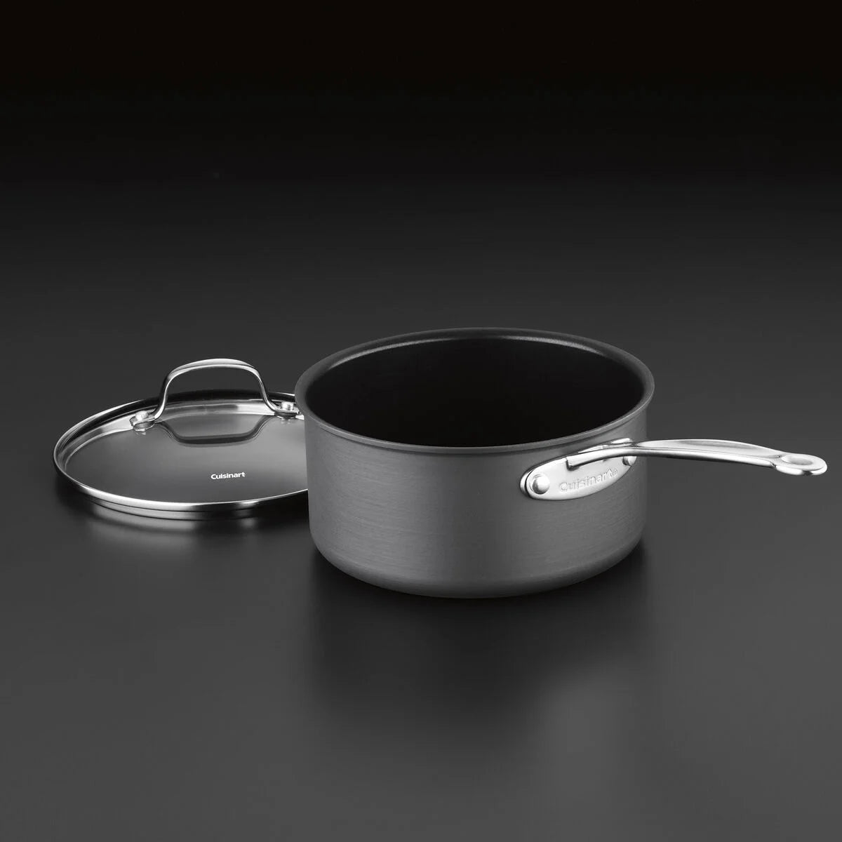 Chef's Classic™ Non-Stick Hard Anodized 2 Quart Saucepan