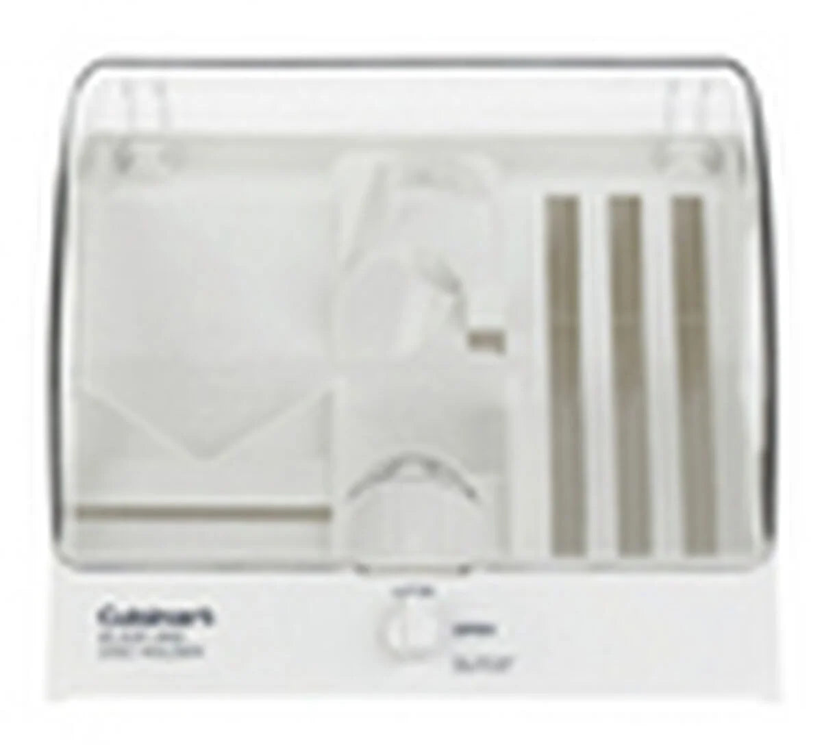 Blade and Disc Holder (white) Holds Stainless Steel Blade Dough Blade Detachable Stem and 3 Discs