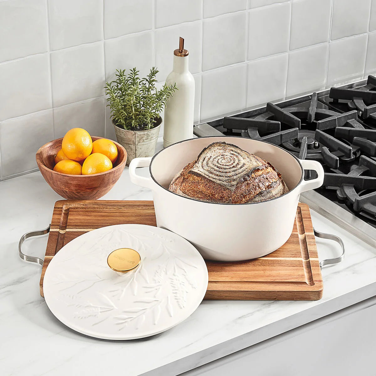 Earth & Essence 5 Qt. Casserole with Cover - Sage Design