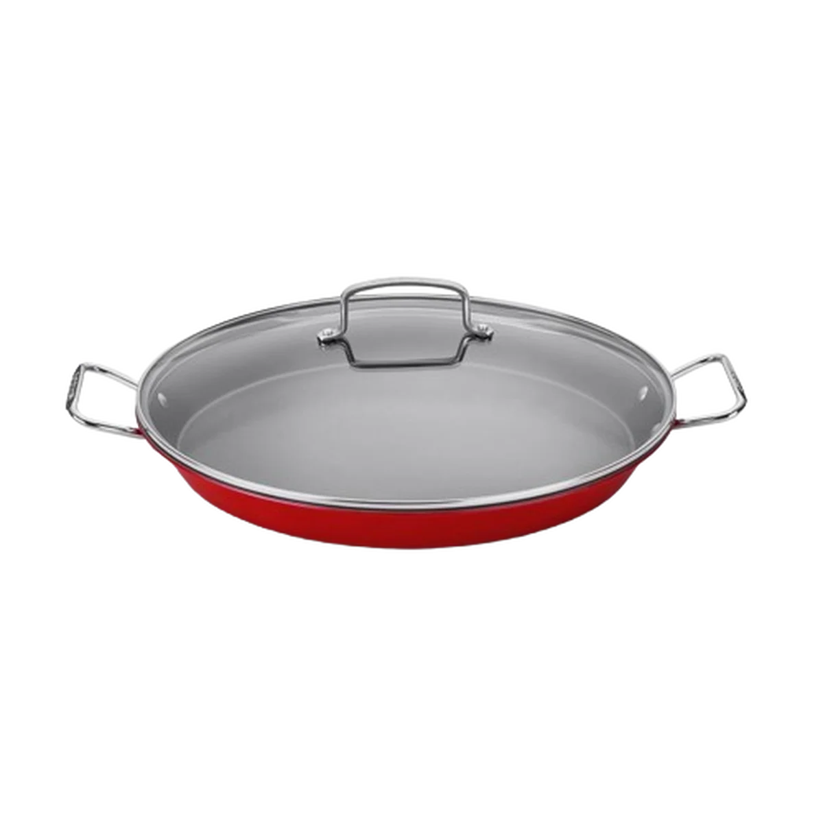 15″ Paella Pan with Glass Lid
