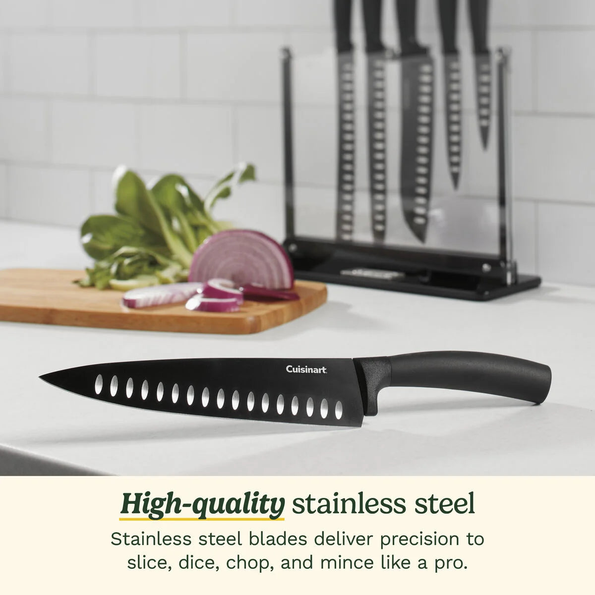 Nonstick Edge 7 Piece Knife Block Set