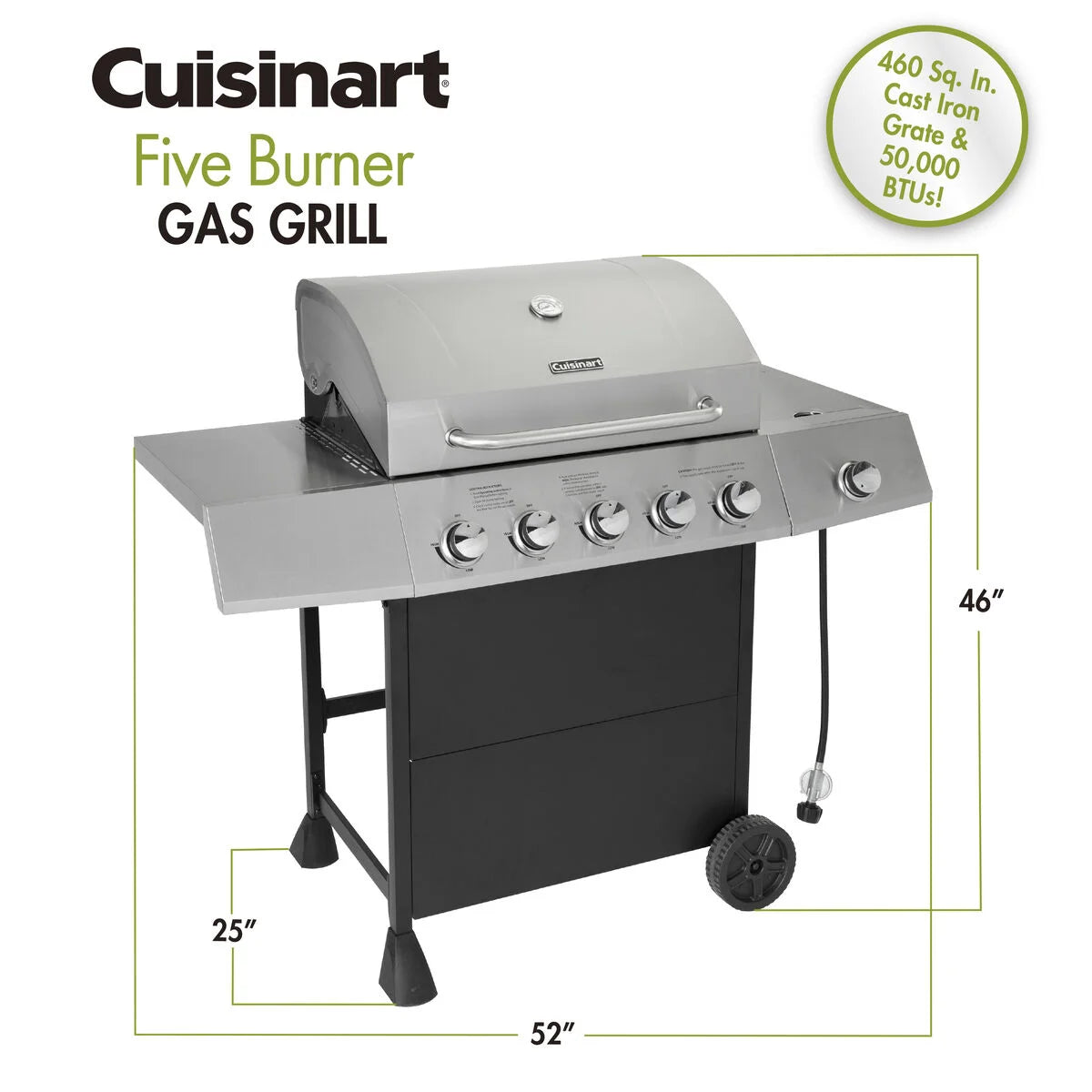 Five Burner Gas Grill