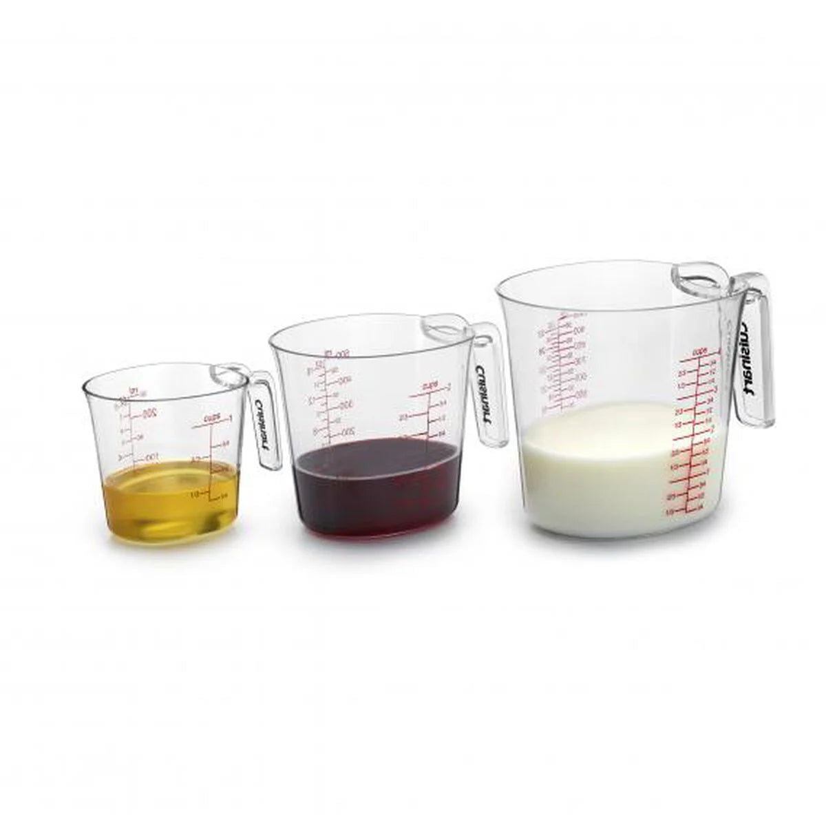 3 Piece Nesting Liquid Measuring Cup Set
