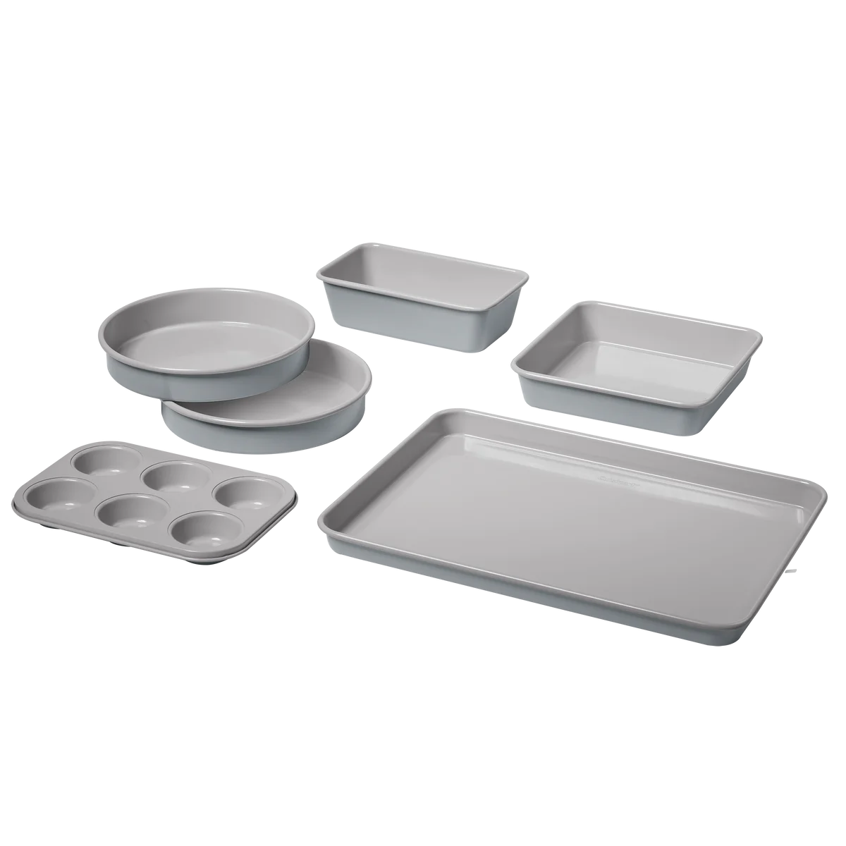 6-Pc Culinary Collection Ceramic Nonstick Bakeware Set - Gorgeous Gray
