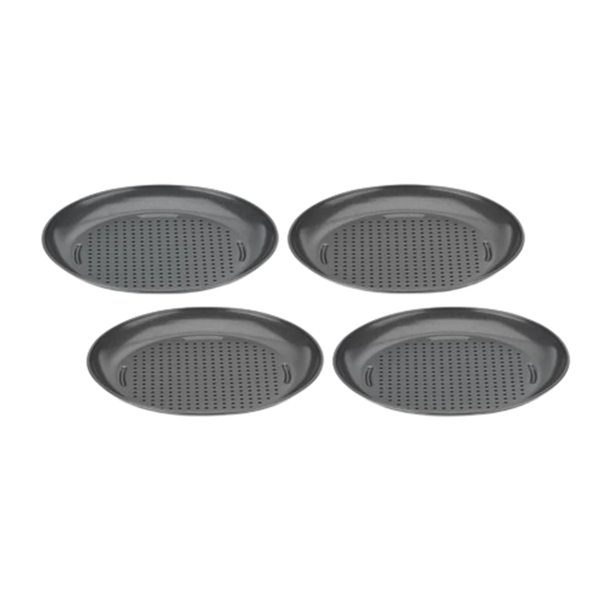4-pc 6.5" Mini Pizza Pan Set