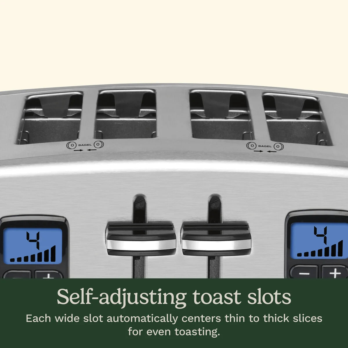 4 Slice Countdown Metal Toaster