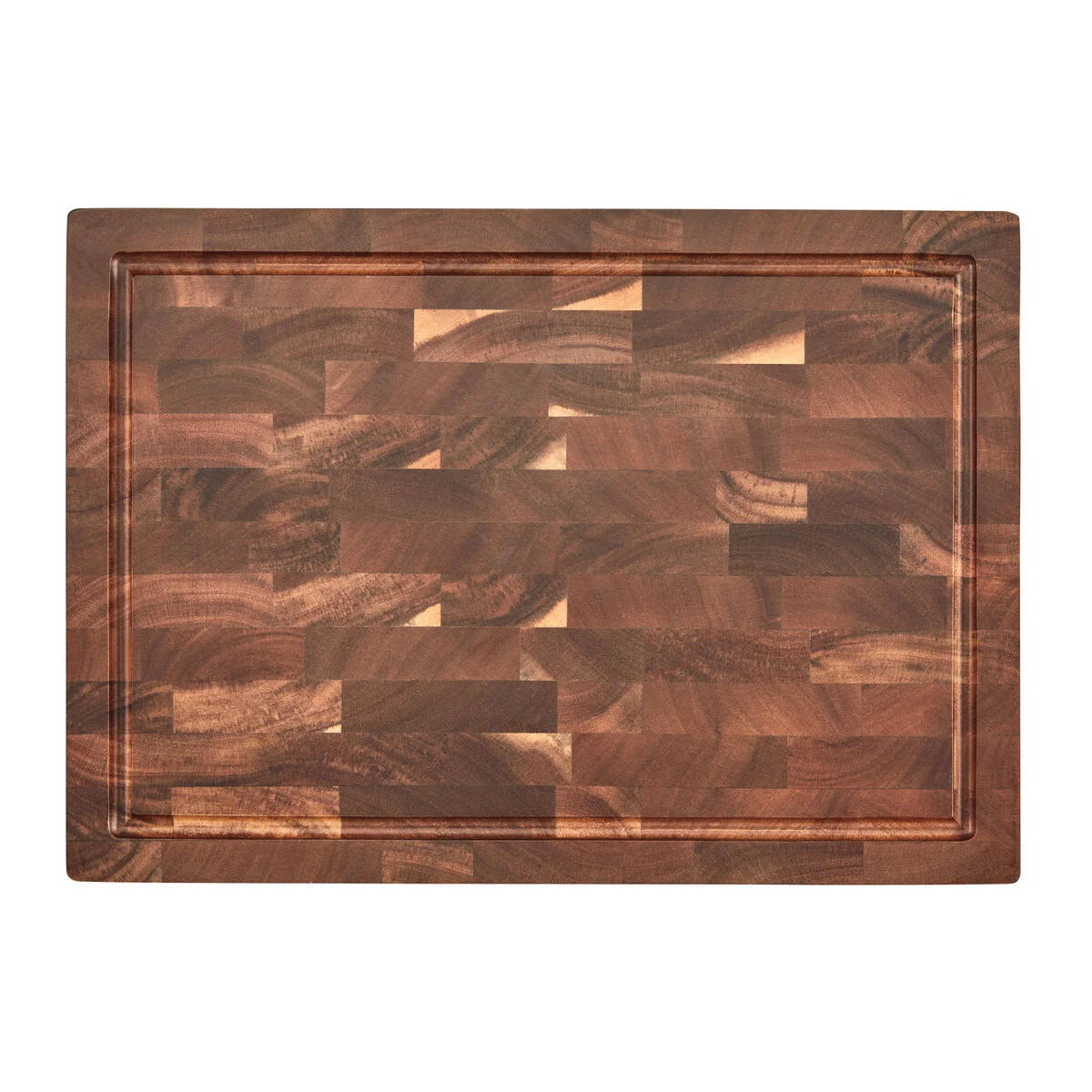 17" Reversible End Grain Acacia Cutting Board