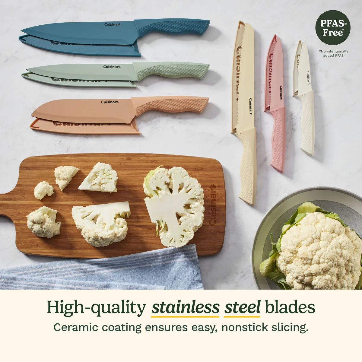 Advantage® 12-Piece Ceramic-Coated Knife Set