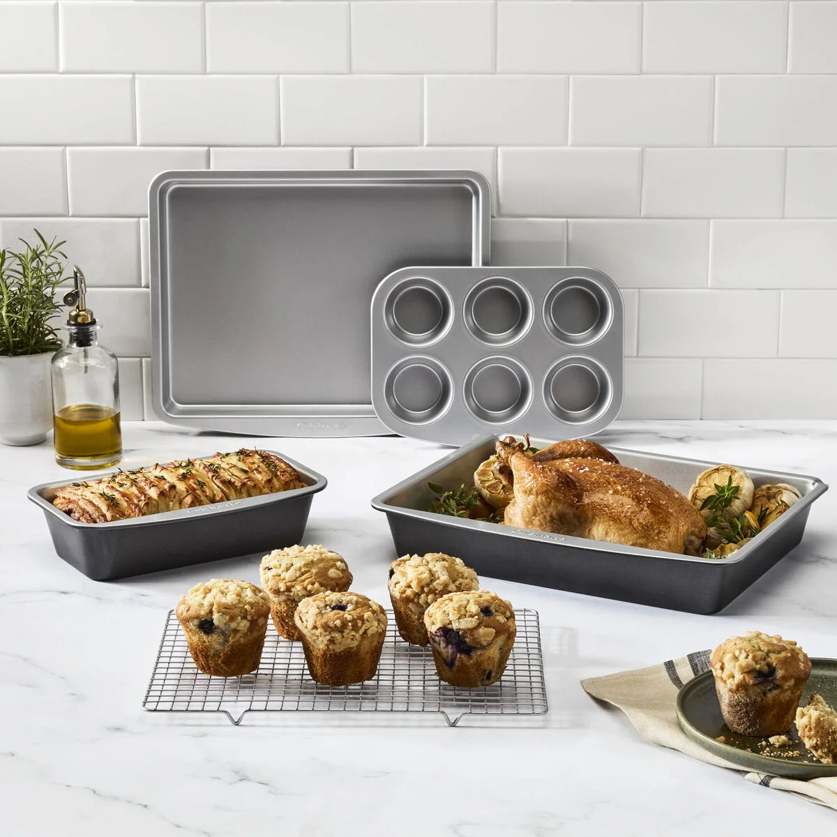 Stackable Ceramic Nonstick Bakeware