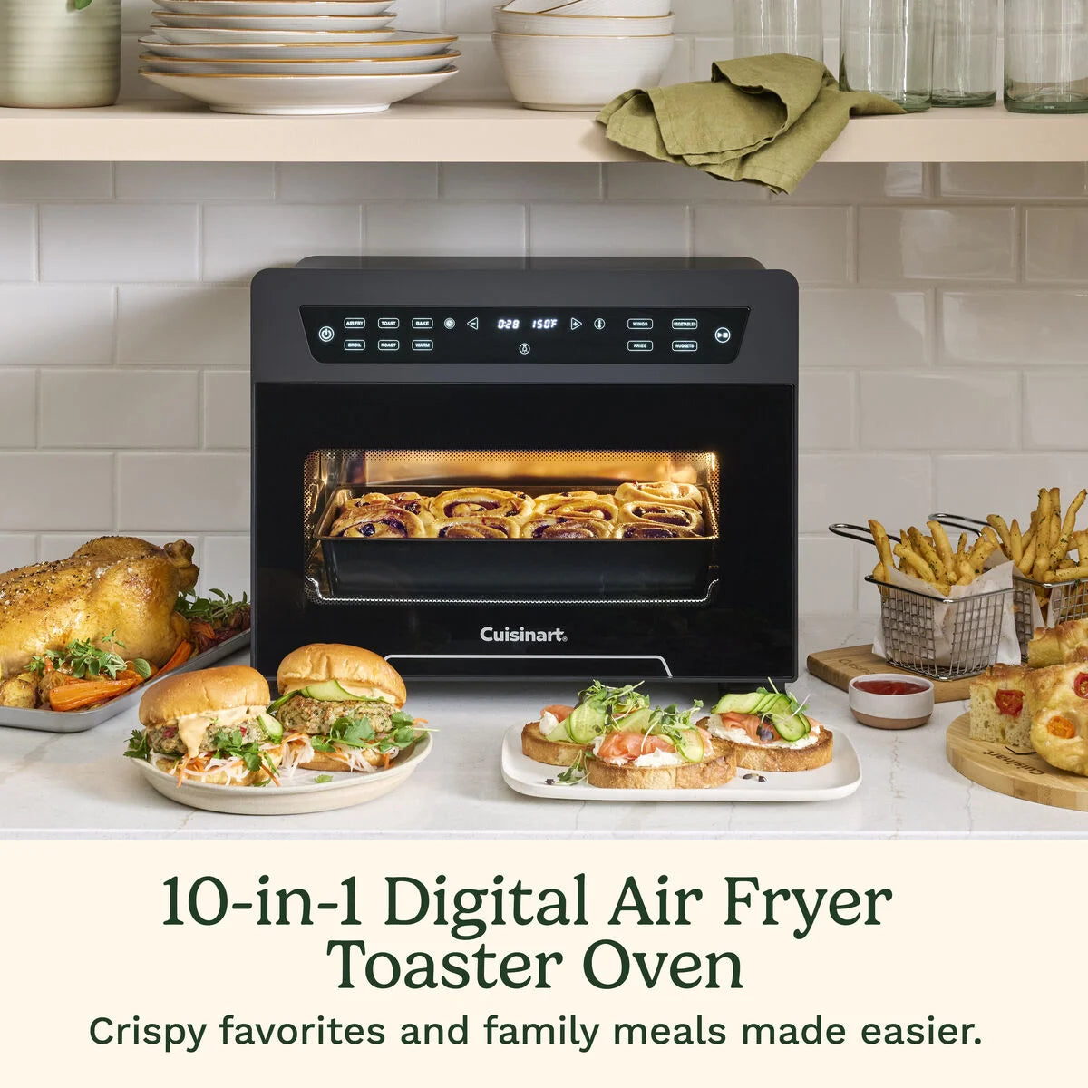 10-in-1 Digital Toaster Oven Air Fryer