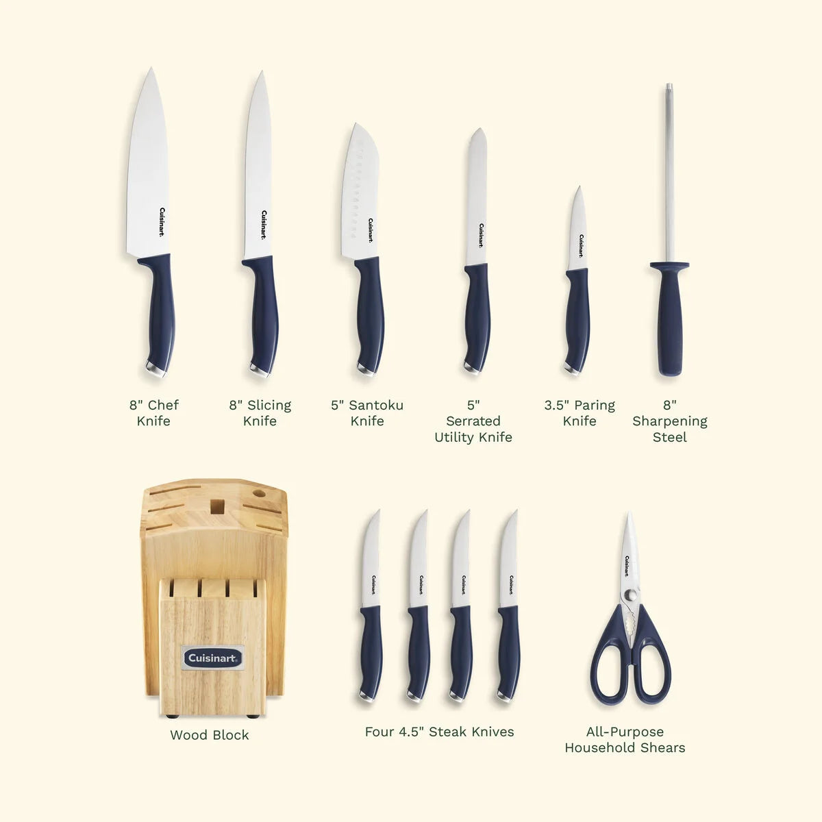 ColorPro 12 Piece Knife Block Set