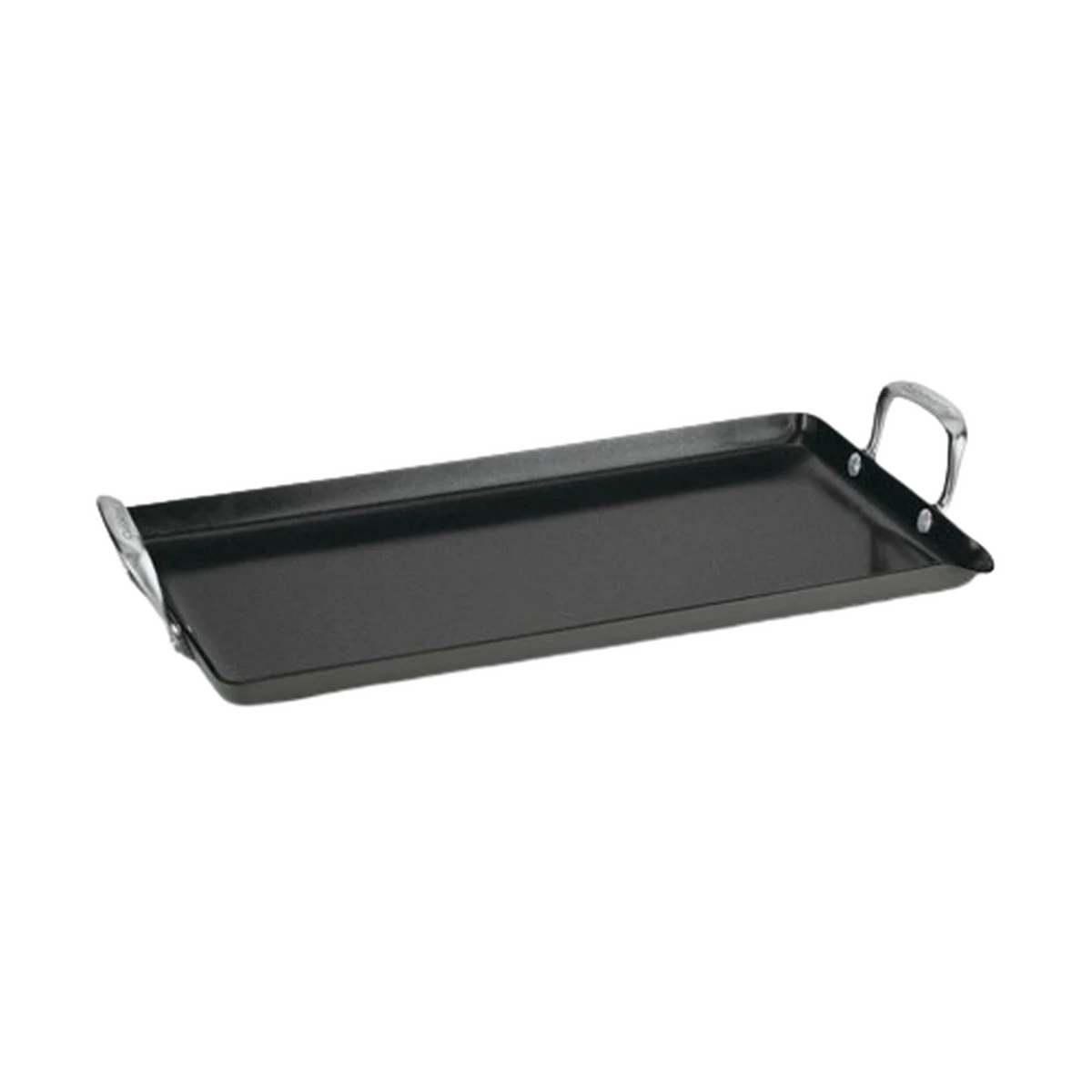 GreenGourmet® Hard Anodized Nonstick Eco-Friendly Double Burner Griddle