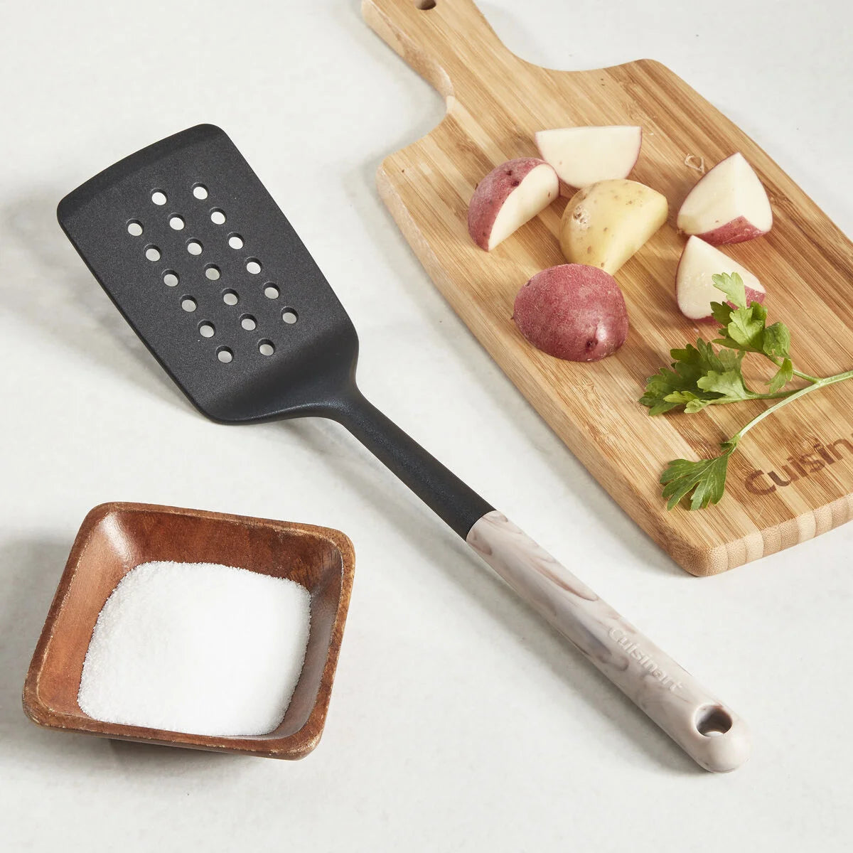 Marble Neutrals Slotted Turner