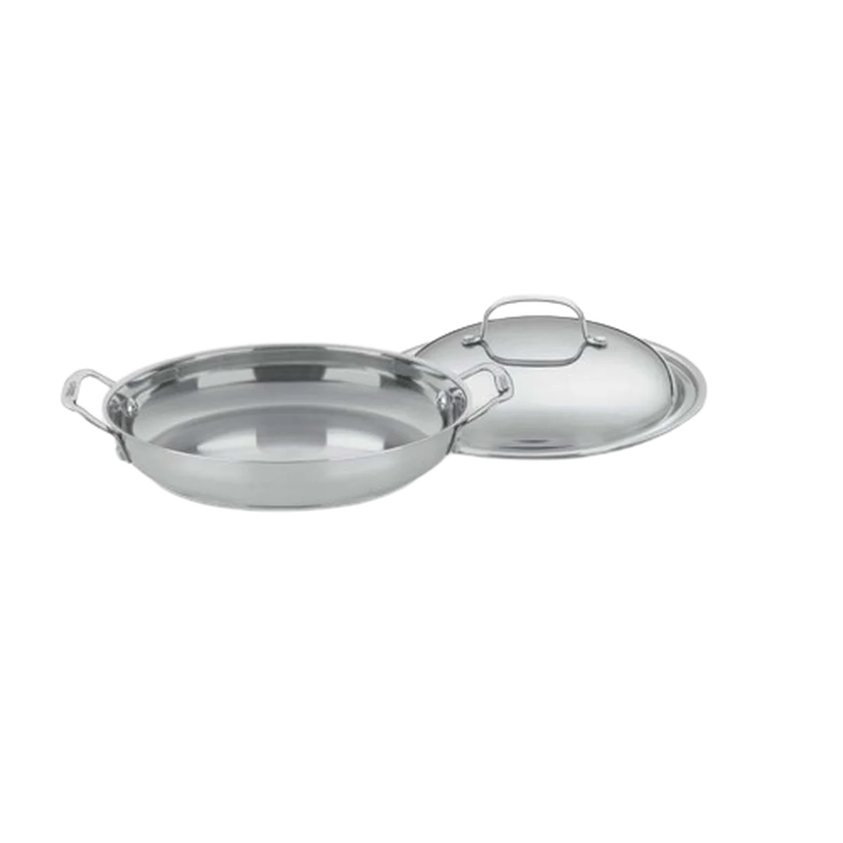Chef's Classic™ Stainless 12" Everyday Pan with Medium Dome Cover