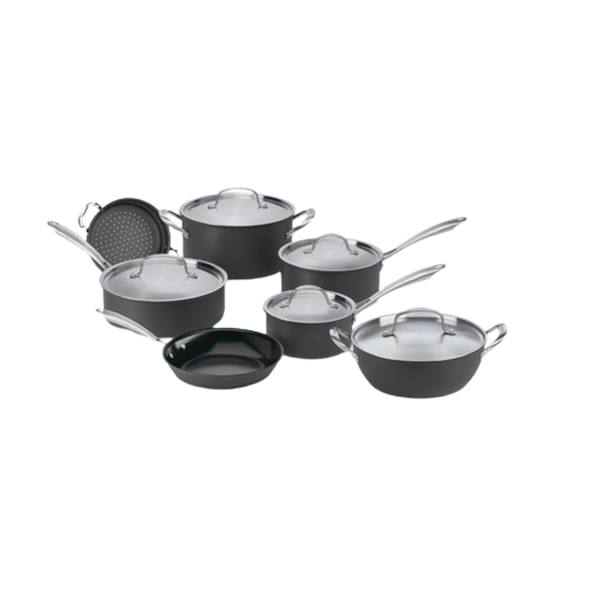 GreenGourmet Hard Anodized 12 Piece Set