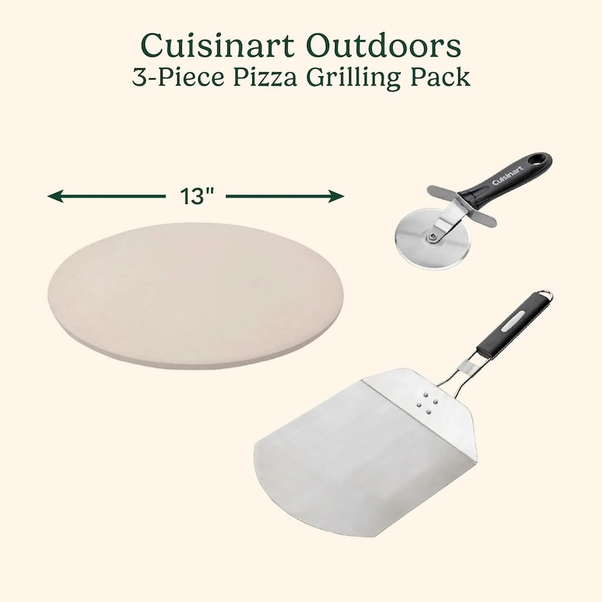 3 Piece Pizza Grilling Pack