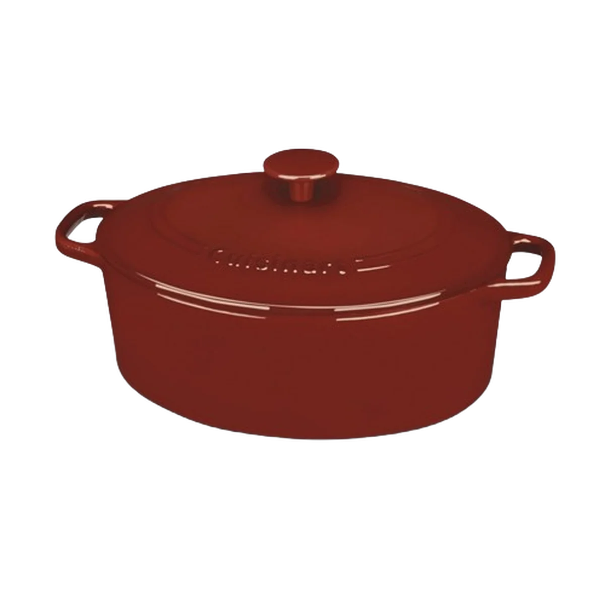 Chef’s Classic™ Enameled Cast Iron Cookware 5.5 Quart Oval Covered Casserole