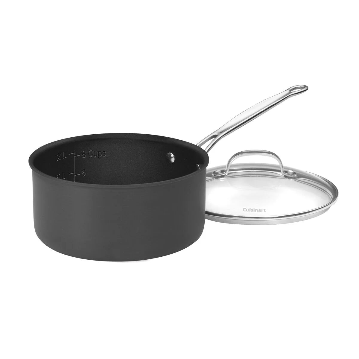 Chef's Classic™ Non-Stick Hard Anodized 3 Quart Saucepan