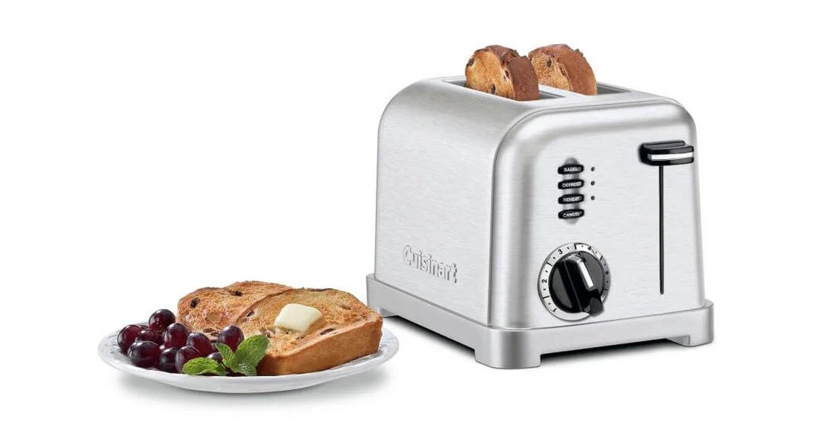 2 Slice Metal Classic Toaster