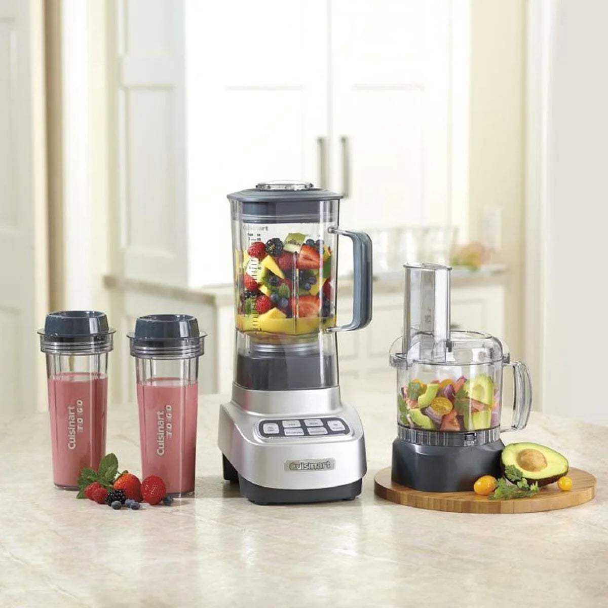 VELOCITY Ultra Trio 1 HP Blender/Food Processor with Travel Cups