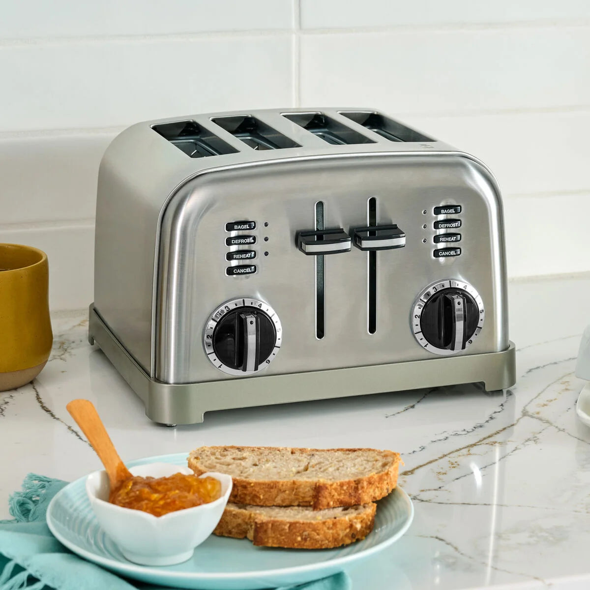 4 Slice Metal Classic Toaster