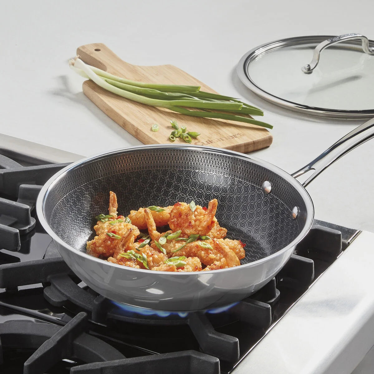 FusionPlus® Hybrid Stainless Steel 10.25″ Deep Fry with Lid