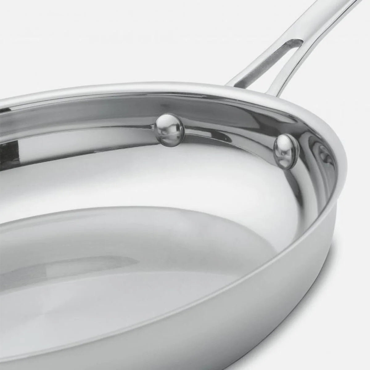 Contour® Stainless 12" Skillet with Helper Handle