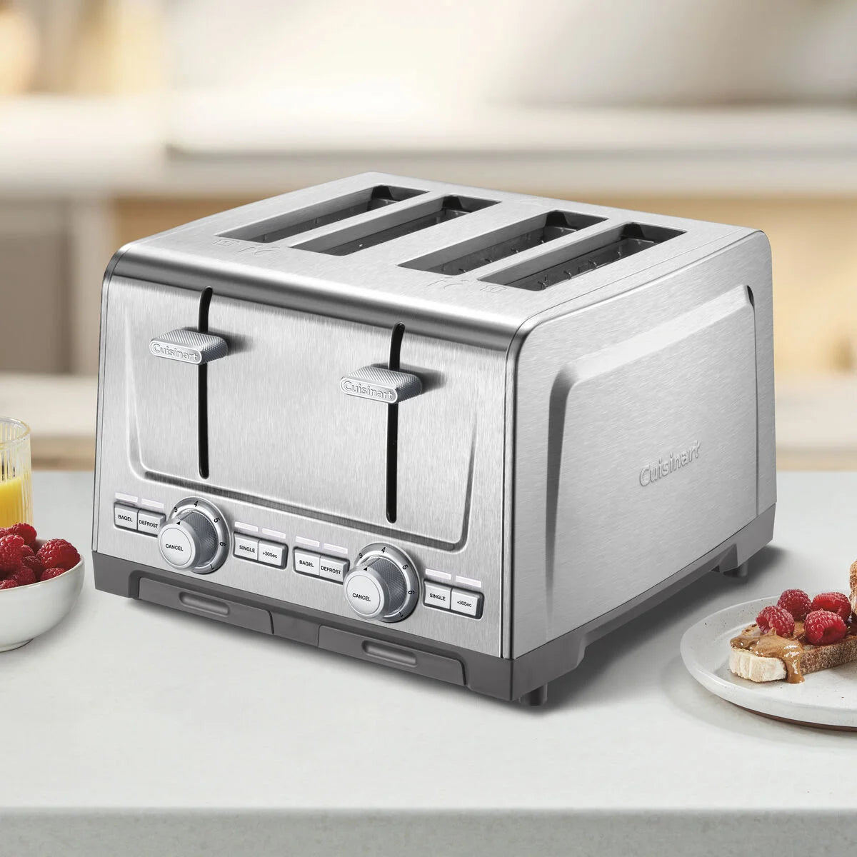 4-Slice XL-Slot Stainless Steel Toaster