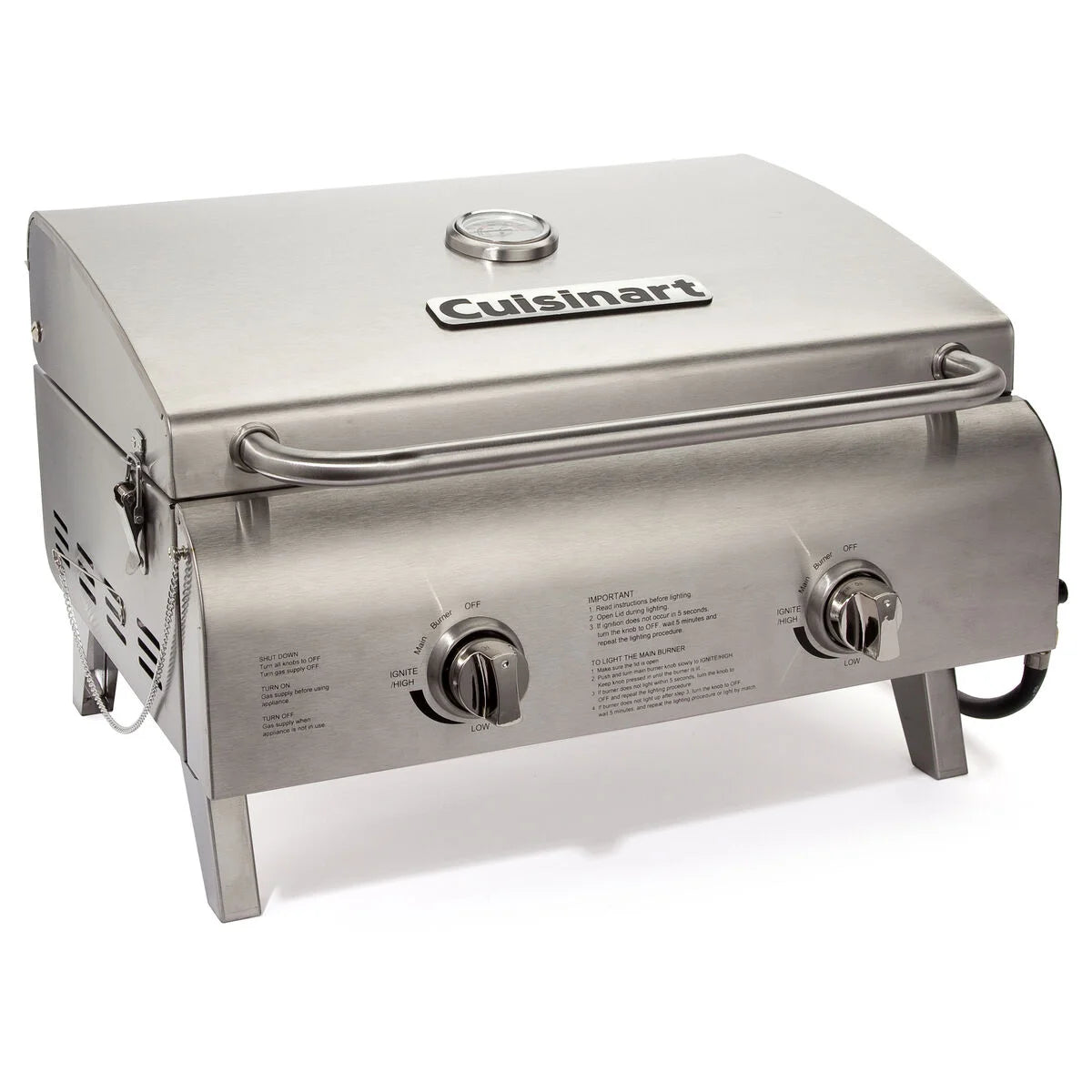 Chef's Style Stainless Tabletop Grill