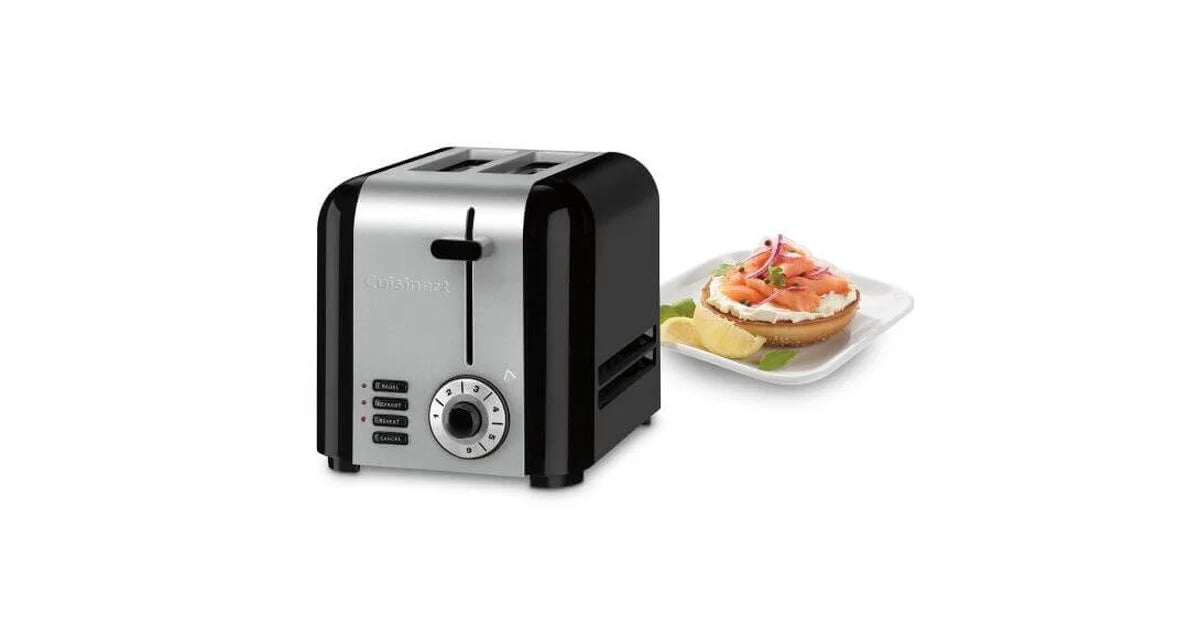 Discontinued 2 Slice Compact Stainless Toaster