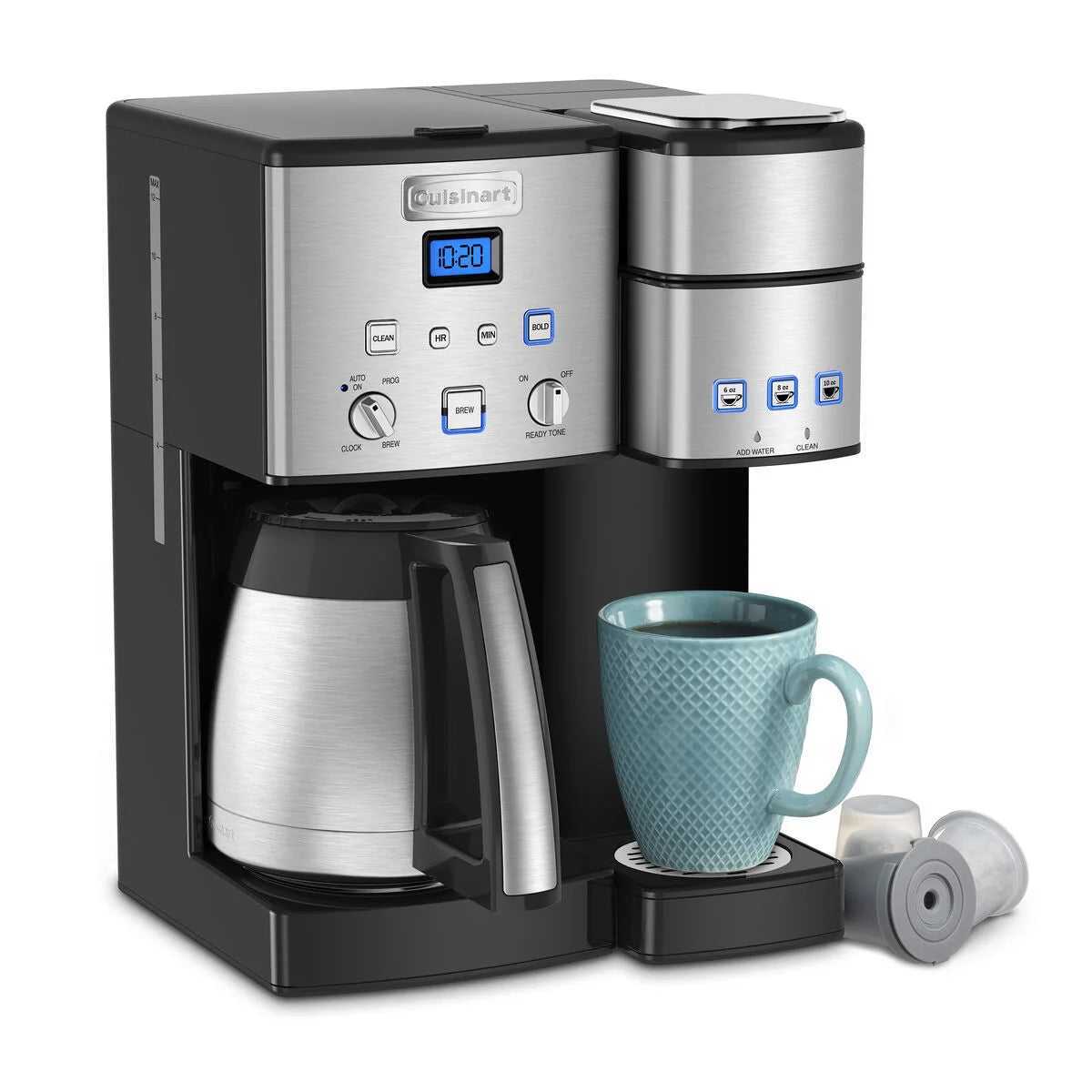 Discontinued Cuisinart Coffee Center 10-Cup Thermal Coffee Maker and Single-Serve Brewer