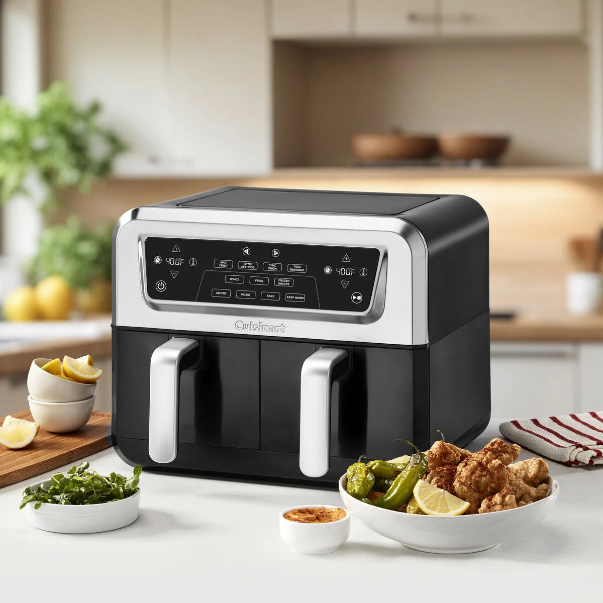 8.5-qt Dual Basket Air Fryer