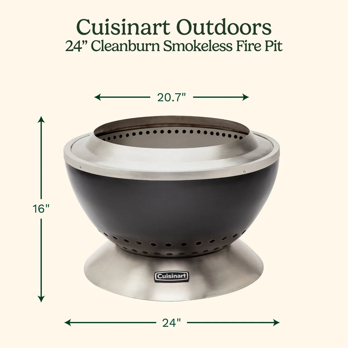 24” Cleanburn Smokeless Fire Pit