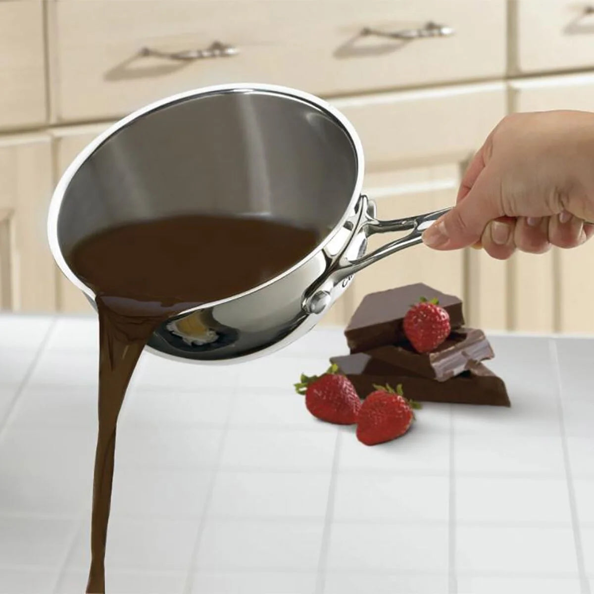 Chef's Classic™ Stainless 1 Qt. Pour Saucepan