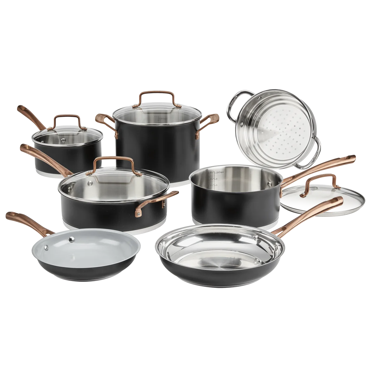 11pc Matte Black Elegance Set